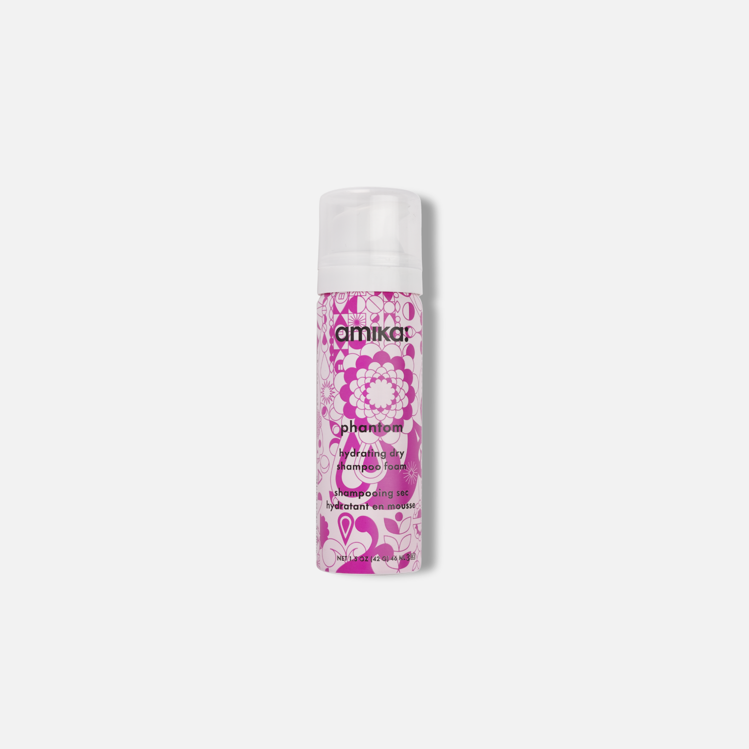 phantom hydrating dry shampoo foam travel size | amika