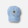amika skull denim dad hat | amika